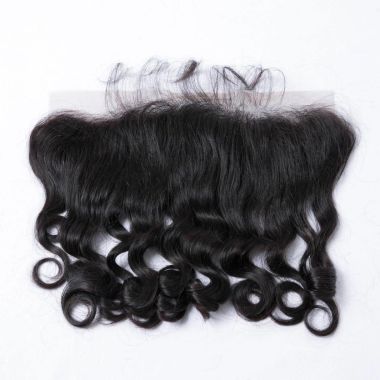 High Quality Vietnamese Black Loose Wave 13×4 Frontal - KQ Hair