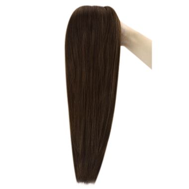 I Tip Hair Extensions High Quality Real Human Hair Darkest Brown #2 | KQ Hair