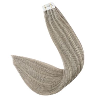 Tape in Hair Extensions Silky Smooth Highlight Blonde #P19A/60| LaaVoo