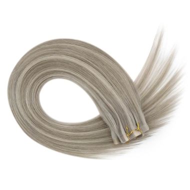 Tape in Hair Extensions Silky Smooth Highlight Blonde #P19A/60| LaaVoo