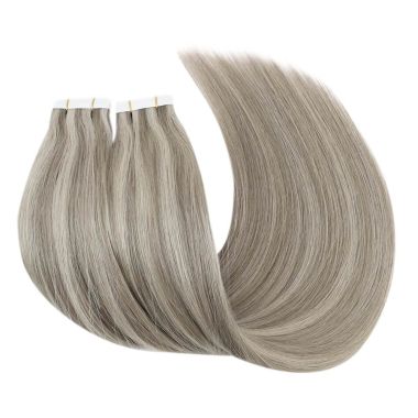 Tape in Hair Extensions Silky Smooth Highlight Blonde #P19A/60| LaaVoo