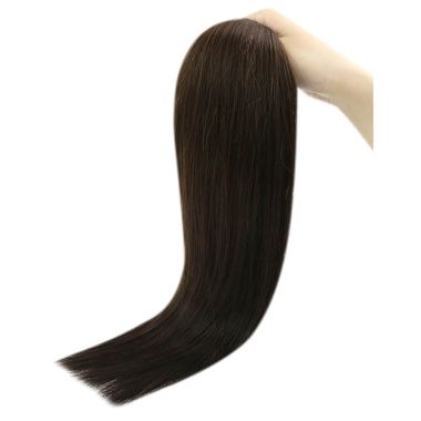 Seamless Tape In Hair Extensions Darkest Brown #2| KQ Hair