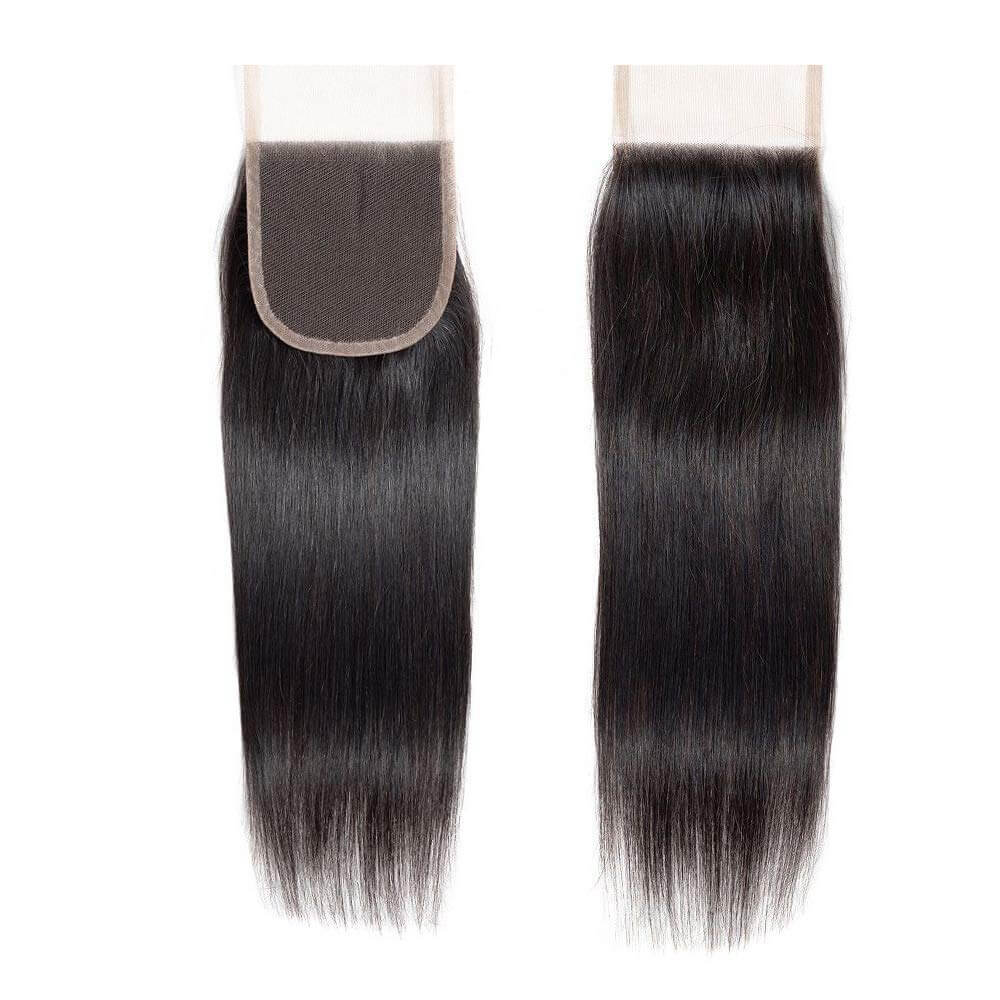 High Quality Vietnamese Black Straight Hair 4×4 closure - KQ Hair